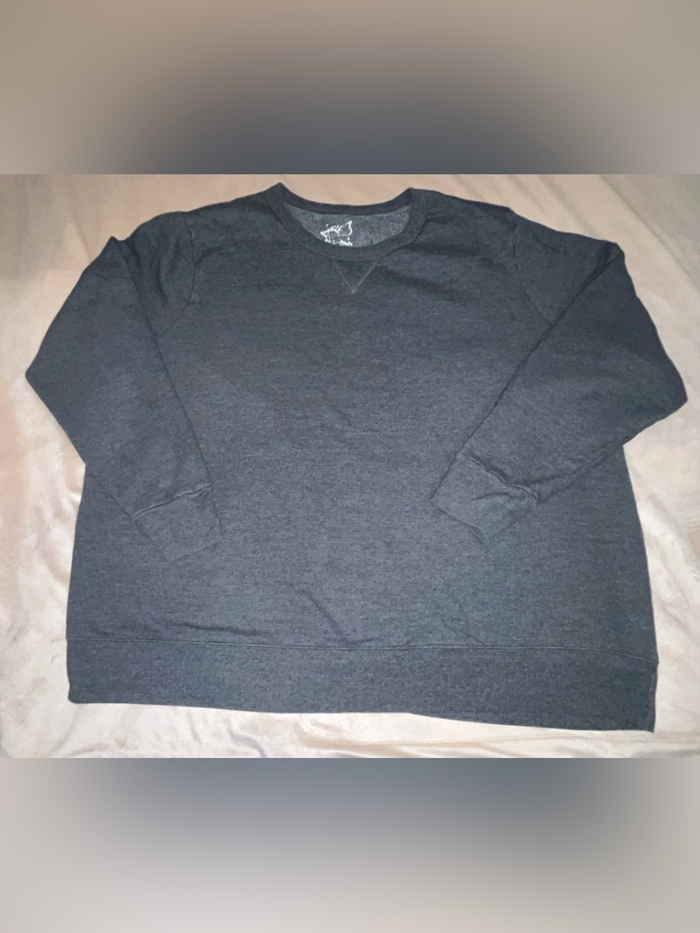 Just My Size Women's Charcoal Crewneck Sweatshirt